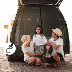 Breathable Tailgate Bug Screen with Magnetic Fasteners – Perfect for Camping