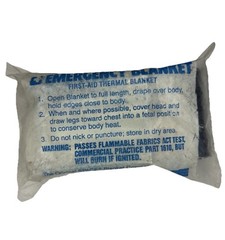Emergency Blanket Vintage, Space Brand, In Package, Approximate Size 56”x84”