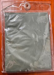 Waterproof Vinyl Rain Poncho Full Length 50″ x 80″ Boulder Creek Green