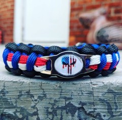 American Flag Punisher Paracord Bracelet