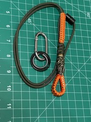 Sparrow’s EDC Tactical Paracord Breakaway Neck Lanyards Davy Jones Bead