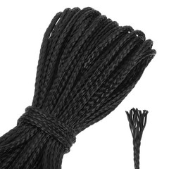 Black 550lb 2mm Diameter 30Ft Fishing Line Wind Chime String Kite Line