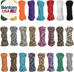 24 Colors Paracord Cord Multifunction Paracord Ropes 550Lb Survival Paracord Ran