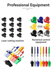 Special Offer Package 100PCS Wholesale High Quality Black Whistle Referee Game H