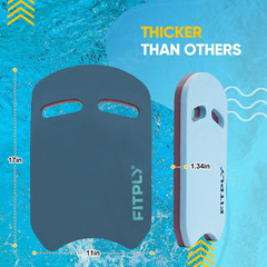 2PCS Kick Board Swim for Adult & Kid – High Buoyancy Swim Kickboard | EVA Materi
