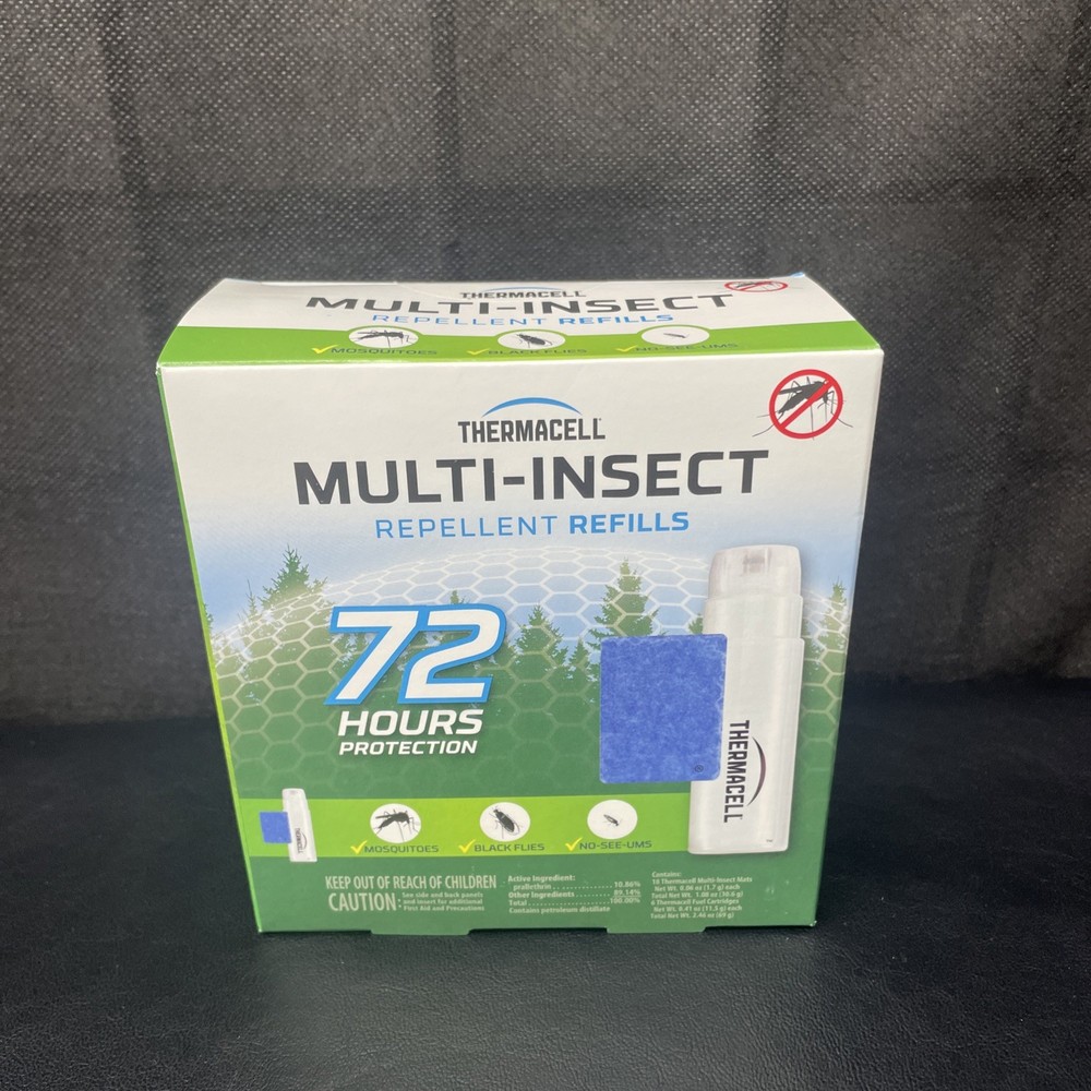 Thermacell Multi-Insect Mosquito Repellent Refills, 72 Hours Protection, 6 Carts