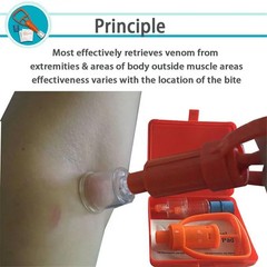 Venom Extractor Pump First Aid Safety Kit Emergency Snake Bite Survival Tool SOS