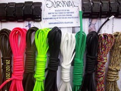 Paracord 550 Friendship survival bracelet making kit. makes 10 bracelets!!