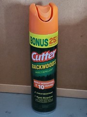 Cutter Backwoods Insect Repellent, Last up to 10 hrs, Sweat-Resistant – 7.5 oz.