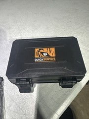new survival kit in hard black case