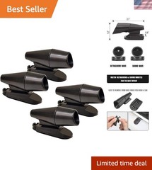 Pack of 4 Ultrasonic Deer Warning Whistles for Enhanced Vehicle Safety