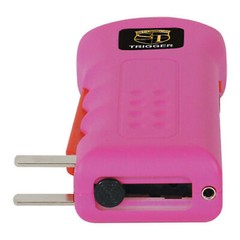 Safety Technology TRIGGER Stun Gun Rechargeable 75 Mil Volts LED Flashlight+Case