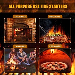 Natural Fire Starter Cubes: Upgraded 36 Firestarters Kindling 36 Count