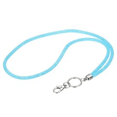 1Pack 15.7″ Rhinestone Lanyard for Keys, Light Blue