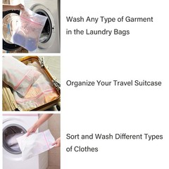 Casaphoria Bra Laundry Bags for Extra Large, green、yellow、red、blue and black
