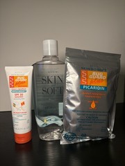 Avon Skin So Soft Bug Guard SPF30 Lotion Towelettes Bath Oil Set