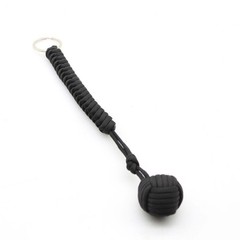 Paracord Monkey Fist Style Keychain Outdoor Hiking Accessory
