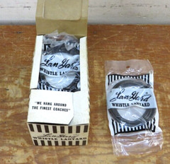 vintage Lan-Gard Whistle Lanyard Lightweight Comfortable-Washable Box of 9 70’s