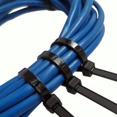400 Black Cable Zip Ties Assorted Sizes 100 PACK of 4″-12″ Camping Survival Gear