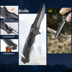 Survival Kit and Emergency Gear – 66 in 1 Outdoor Equipment with First Aid Fi…
