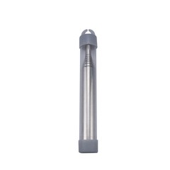 Stainless Steel Barbecue Blow Fire Tube Mouth Blowpipe for Outdoor Beach Garden