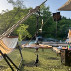 Magnetic Mosquito Coil Holder Hanging Incense Coil Clip Compact Outdoor Camp