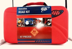 Lifeline AAA Executive Road Kit, 67 Piece Emergency Car and First Aid Kit