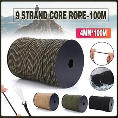 100m 9-Core Paracord Rope – Army Green