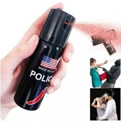 2 Bottles Pepper Spray 60ml Black Self-Defense With Safety Cap Portable Durable