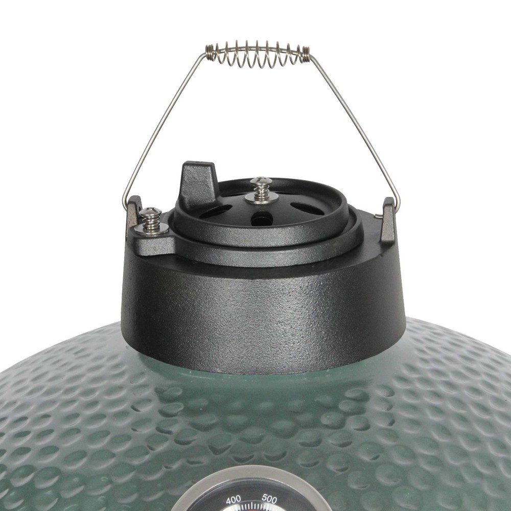 Cast Iron Chimney Cap Daisy Wheel with Large&Medium Big Green Egg,Dual Functi…