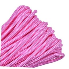 325 Cord 3 Strand Paracord – 40+ Colors in 100 and 1000 Foot 100 Feet Rose Pink