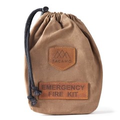 Tacamo 15-Piece Emergency Fire Making Kit W/Premium Waxed Canvas Storage Bag.