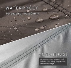 Unigear Hammock Rain Fly, Ultralight Waterproof Camping Tarp, 9.8*9.8ft, Brown