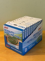 Lot Of 12 Packs Of Pic Mosquito Repelling Coils 4 Coils Each Pk Total 48 Coils