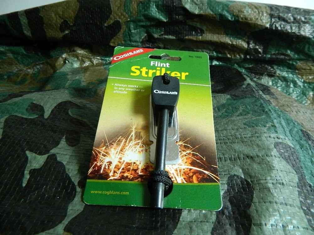 COGHLANS FLINT STRIKER WATER RESISTANT FOR OUTDOOR EMERGENCY CAMPING US SELLER