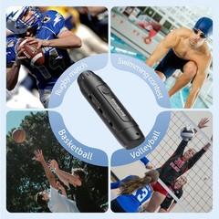 Shenglong Electronic Whistle with 3 Tones & 3 High Volume Settings – Black
