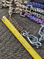 (QTY 16) Paracord Glove Clip, Multicolored, Industrial, 6-3/4″ Length Heavy Duty