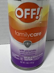OFF! Family Care Insect Repellent Picaridin Aerosol Spray Deet Free 5 oz