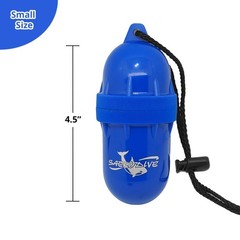 Cylinder Dry Box with Lanyard – Waterproof Container, Watertight Key Pouch Ho…