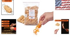 Effortless 100-Pc Fire Starters – Quick Ignition for Grills & Outdoor Fires