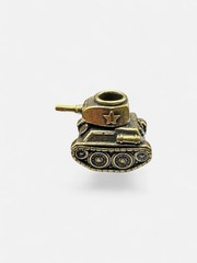 Mini Tank Lanyard Bead Brass EDC Paracord Knife Charm Pendant T29