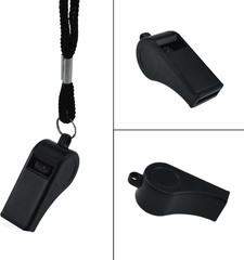 Professional Outdoor Sports Whistles with Lanyard Loud Crisp Sound Plastic Whist