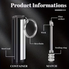 51020-count Perpetual Match, Portable Waterproof Emergency Survival Matches