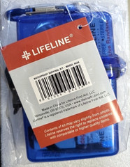 Lifeline Weather Resistant First Aid Kit Camping-Survival-Hiking BLUE – NEW