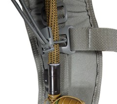 5col Attachenator Kit Coyote ITW Cordlocs Shock Cord and Mil Spec 550 Paracord