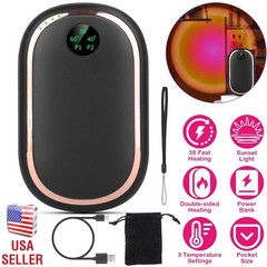Rechargeable Hand Warmer Electric Hand Heater Portable Reusable Pocket Warmer Po