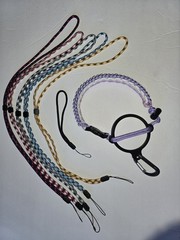 NEW Lot Of 6 Outdoor Lanyards And 1 Paracord Bottle Holder With Travel Clip