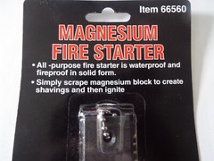 Magnesium Block Flint Fire Starter Emergency Survival Camping