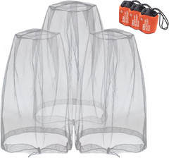 Mosquito Head Mesh Nets Gnat Face Netting for No See Ums Insects Bugs Gnats Biti