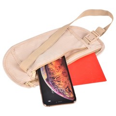 Invisible Travel Passport Pouch Money Belt Bag Hidden Security Wallet Travel Gif